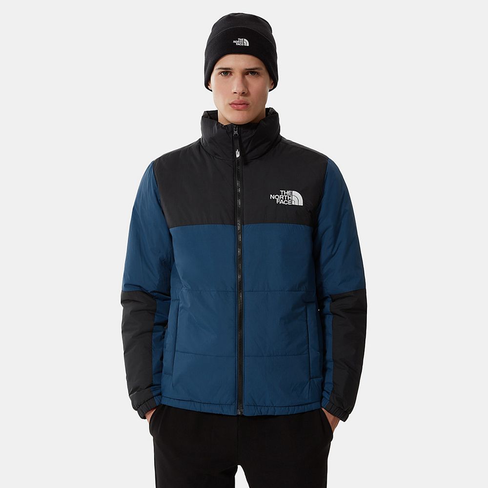 The North Face Puffer Jacket Mens Australia - The North Face Gosei Blue (OGX-326951)